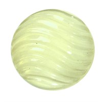Genuine 13mm Round Green Prehnite Bead