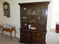 Lighted china hutch