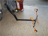 Receiver hitch bicycle carrier