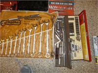 Wrenches, socket sets, tap & die set