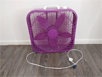 Purple LASKO Cool Colors 20 inch Box Fan