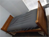 Wood Platform Bed with Head & Foot Board