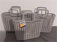 3 Essentials Reusable Tote Basket Bags