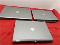 Three Dell Laptops Model-PP18L