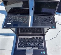 Three Laptop Computers
