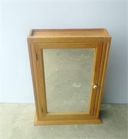 Wooden Bathroom Medicine Cabinet with Mirror
