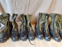 4 Pairs Military Boots
