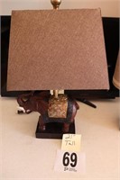 Elephant Lamp with Shade (R1)