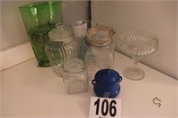 Glass Vases, Jars & Miscellaneous (R1)
