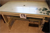 Table with Glass Top (BUYER RESPONSIBLE FOR