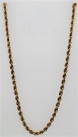 14 Kt. Gold Braided Twist Necklace