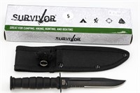 Survivor Fixed Blade Knife w/ Sheath