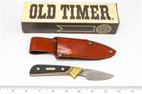 Old Timer Fixed Blade Knife w/ Sheath