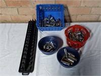 Assorted Sockets and Socket Holder