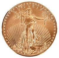 91.67% FINE GOLD 1OZ AMERICAN EAGLE COIN MINT