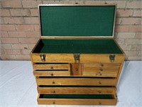 (10) Drawer Wood Machinest Tool Chest