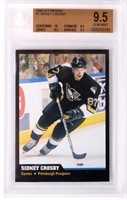 2006 SI FOR KIDS SIDNEY CROSBY #1 ROOKIE CARD 9.5