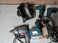 Assorted Makita and Other Tools