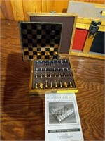 (2) Chess Sets and Wood Box