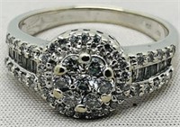 14KT WHITE GOLD 1.00CTS DIAMOND RING
