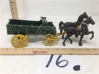 vintage Toy Horse and wagon