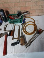 Plumb Hatchet, Hammers, Saws and Misc.