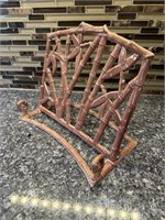 Heavy Metal Bamboo Cookbook Stand