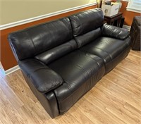 Cindy Crawford Home Leather Dual Reclining Couch
