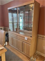 China Cabinet W/Glass Shelves (DR)