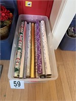 Large Tub Of Wrapping Paper (DR)