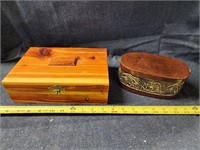 Cedar box and other
