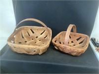 2 Primitive Gathering Baskets
