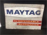 Vintage Maytag The Dependable Automatics Sign
