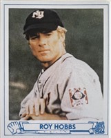 The Natural Robert Redford Roy Hobbs baseball card