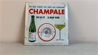 Champale Malt Liquor advertising sign