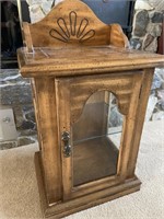 Small curio end table