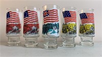 1970's Early Flags of our Nation tumblers