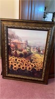 Large sunflower painting/artwork