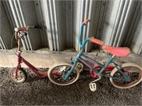Child's bike & scooter
