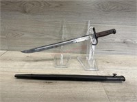 Japanese type 30 bayonet with scabbard