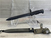 Bayonet with scabbard