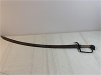 Sword with wooden handle