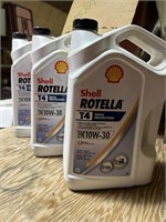 Shell Rotella 10W-30 Oil x3