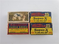 Vintage Winchester .22LR Boxes & Cartridges