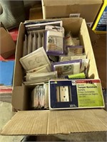 Large Box of Outlet Covers, Outlets, etc