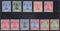 Malaya-Selangor Stamps #80-100, $119.40