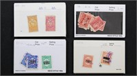 Worldwide Stamps accumulation on pages, in glassin