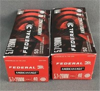 (2x) 50 Rnds Federal FMJ 5.7x28