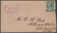 Natchez, Red River & Texas Railroad Cover Frogmore