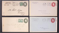 US Stamps 28 Postal Stationery Covers 1907-1916, s